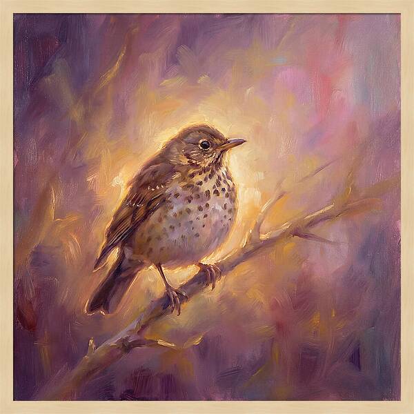 Thrush Perched