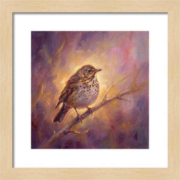 Thrush Perched