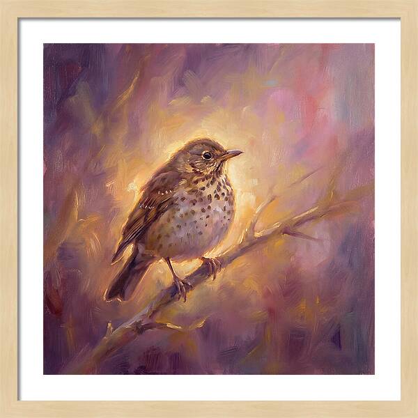 Thrush Perched