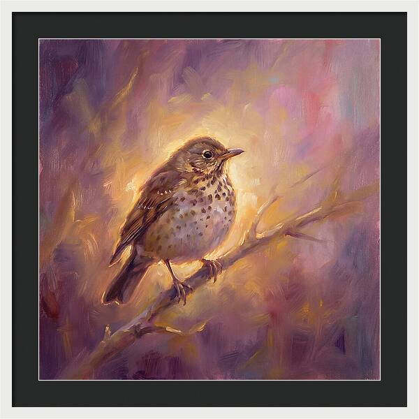 Thrush Perched