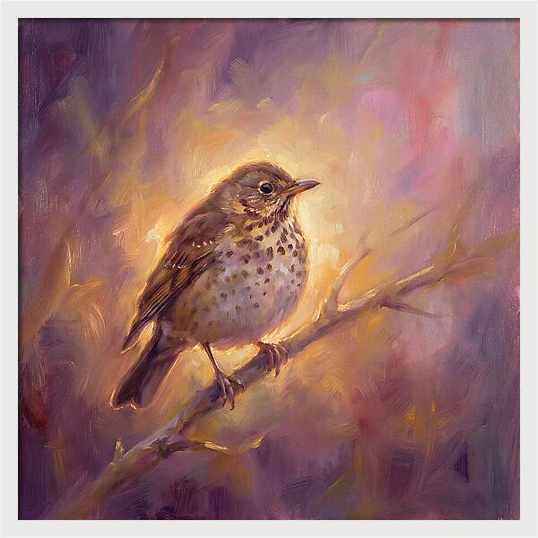 Thrush Perched