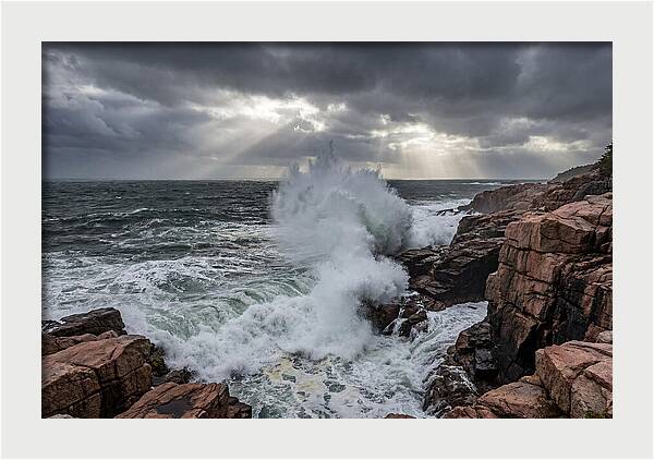 Thunder Hole Erupts In Storm
