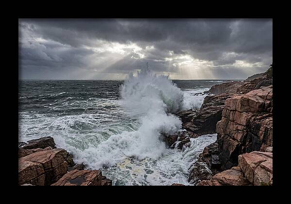 Thunder Hole Erupts In Storm