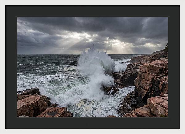 Thunder Hole Erupts In Storm