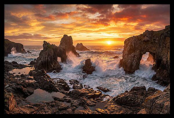 Thunder Hole Sunset Splendor