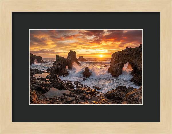 Thunder Hole Sunset Splendor
