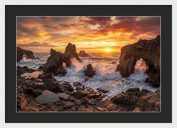 Thunder Hole Sunset Splendor