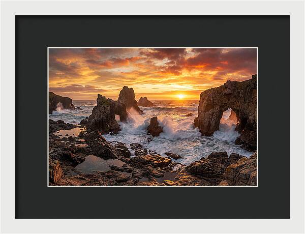 Thunder Hole Sunset Splendor
