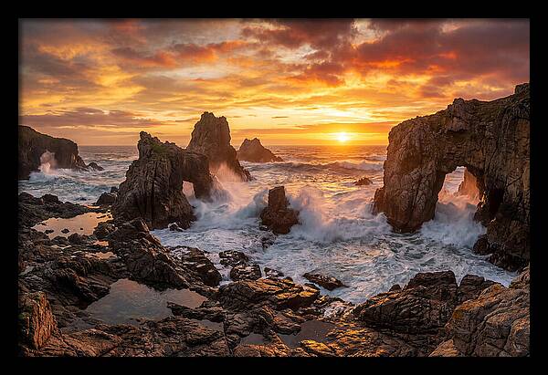 Thunder Hole Sunset Splendor