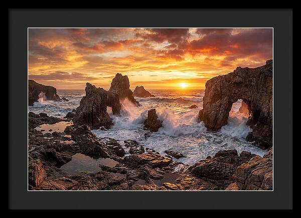 Thunder Hole Sunset Splendor