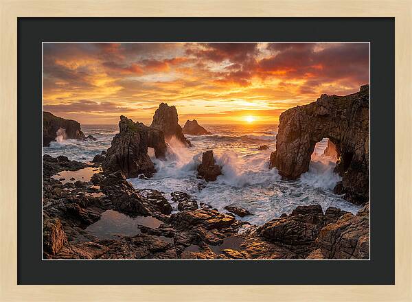 Thunder Hole Sunset Splendor