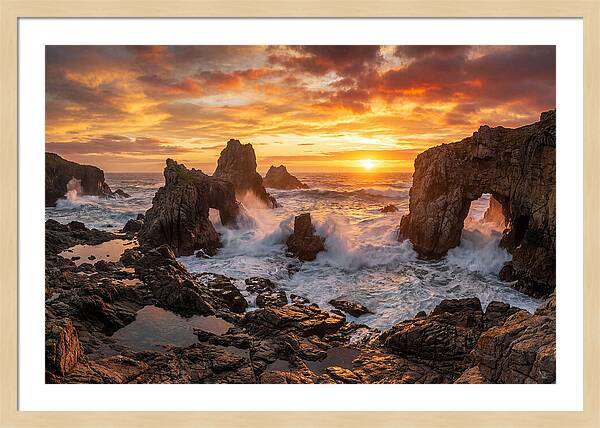 Thunder Hole Sunset Splendor