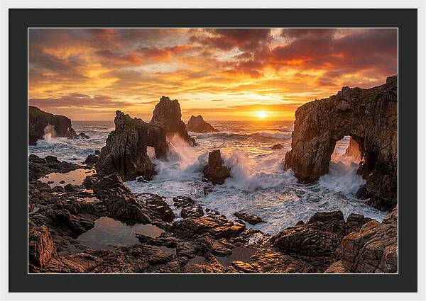 Thunder Hole Sunset Splendor