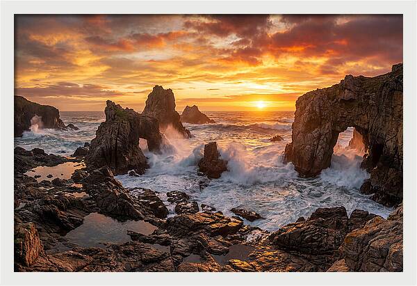 Thunder Hole Sunset Splendor