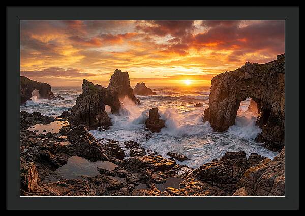Thunder Hole Sunset Splendor