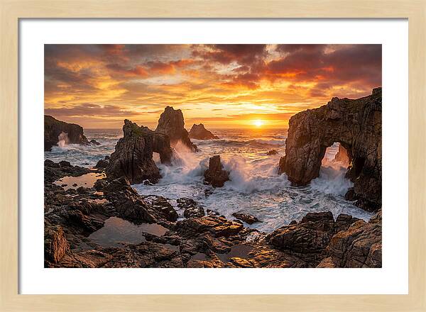 Thunder Hole Sunset Splendor