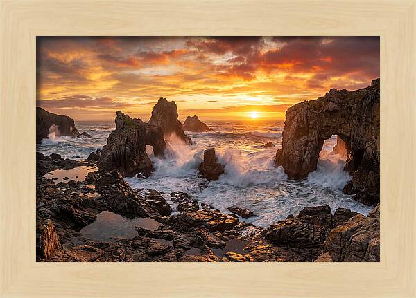 Thunder Hole Sunset Splendor