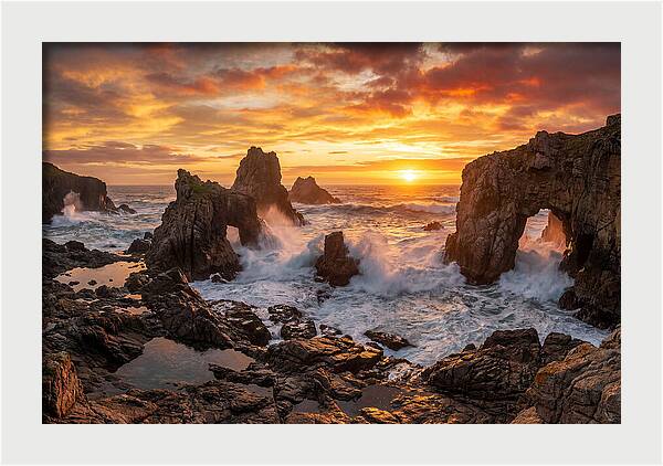 Thunder Hole Sunset Splendor