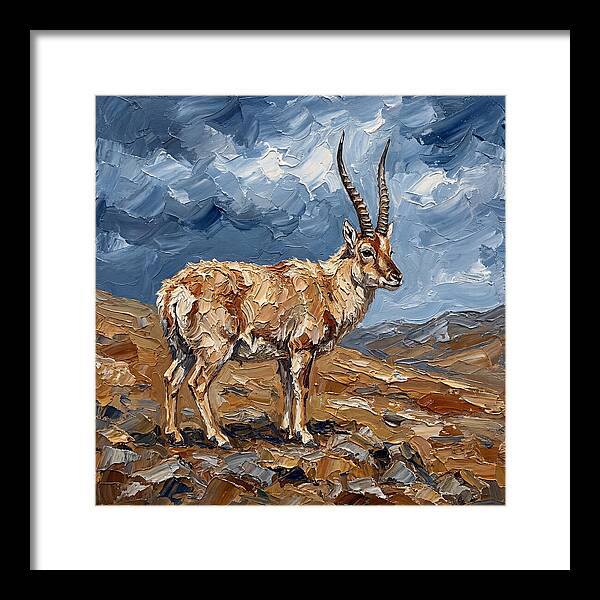 Tibetan Antelope In Nature