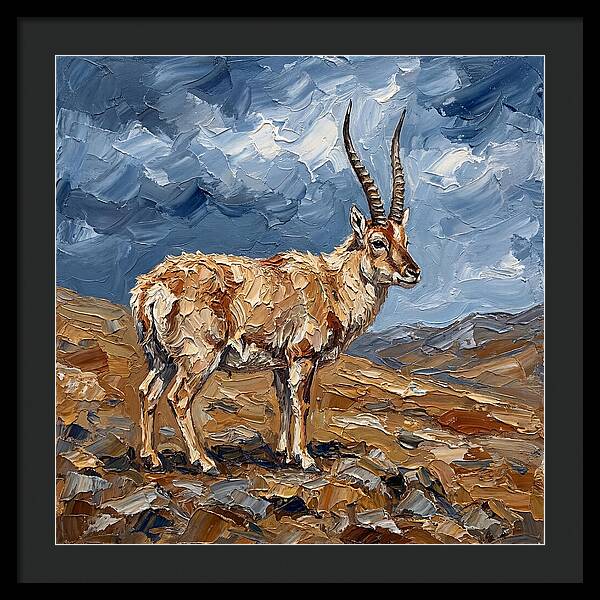 Tibetan Antelope In Nature