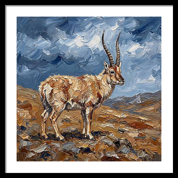Tibetan Antelope In Nature