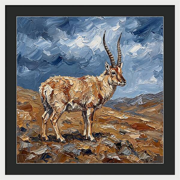 Tibetan Antelope In Nature