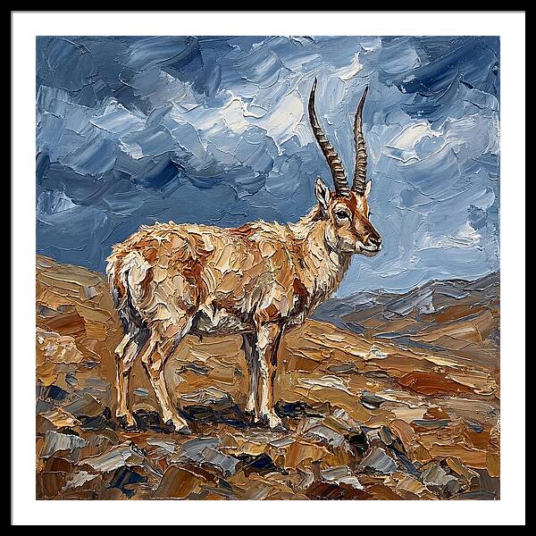 Tibetan Antelope In Nature
