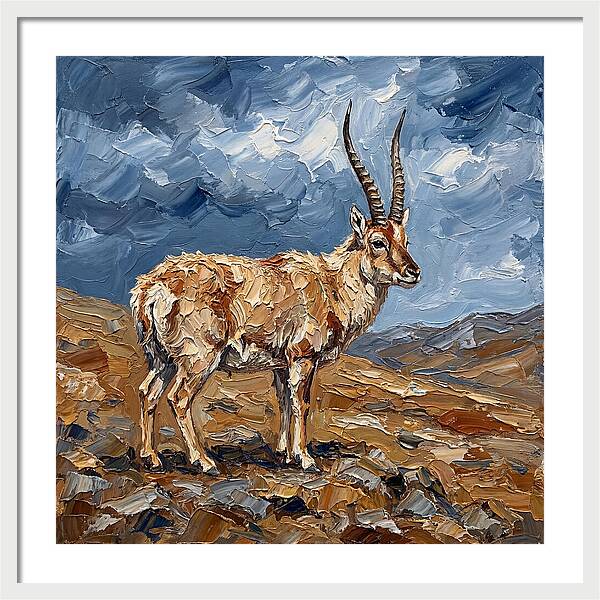 Tibetan Antelope In Nature
