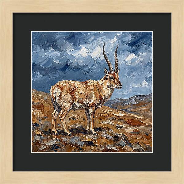 Tibetan Antelope In Nature