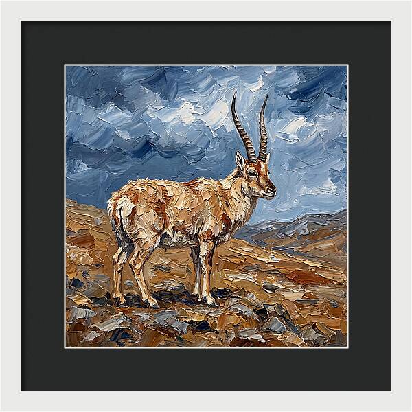 Tibetan Antelope In Nature