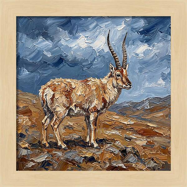 Tibetan Antelope In Nature