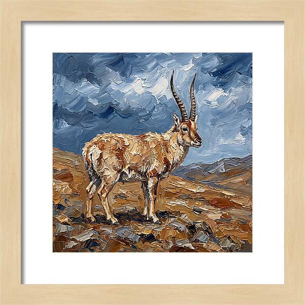 Tibetan Antelope In Nature