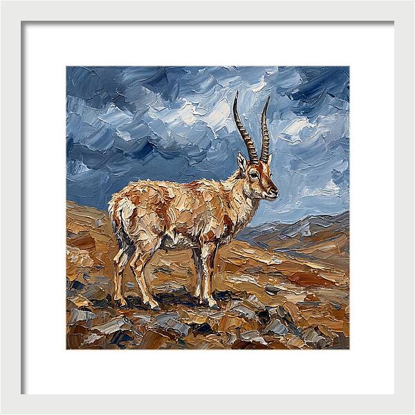 Tibetan Antelope In Nature