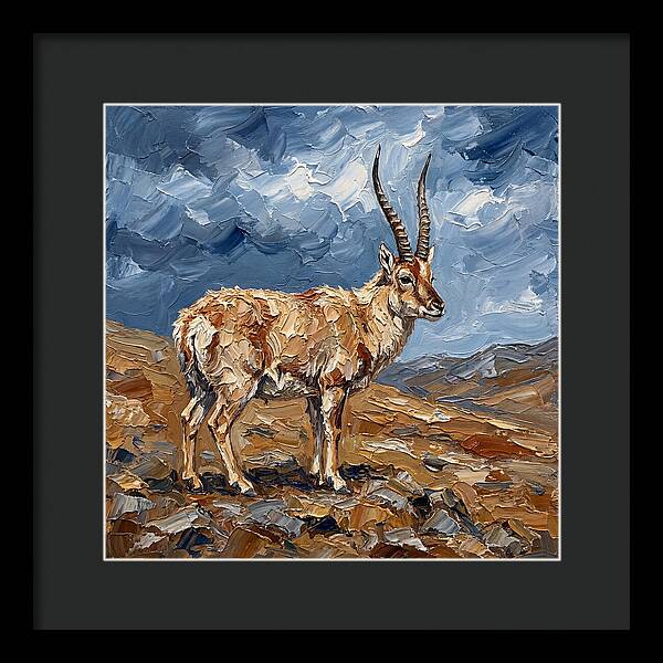 Tibetan Antelope In Nature