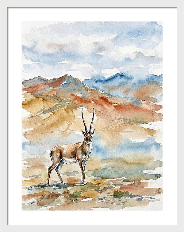 Tibetan Antelope In Serenity