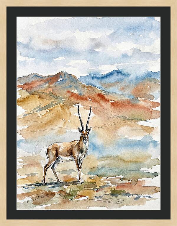Tibetan Antelope In Serenity