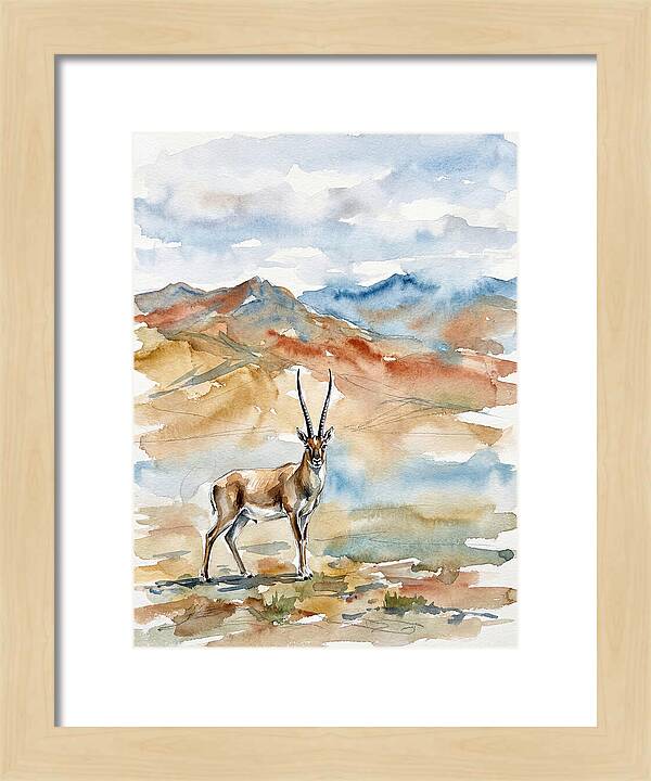 Tibetan Antelope In Serenity
