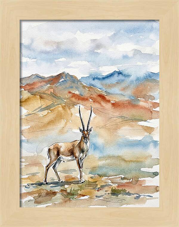 Tibetan Antelope In Serenity