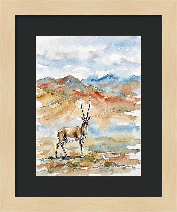 Tibetan Antelope In Serenity