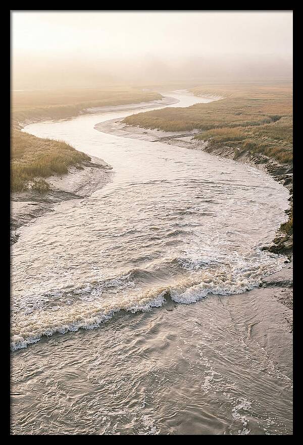 Tidal Bore Rushing Inland