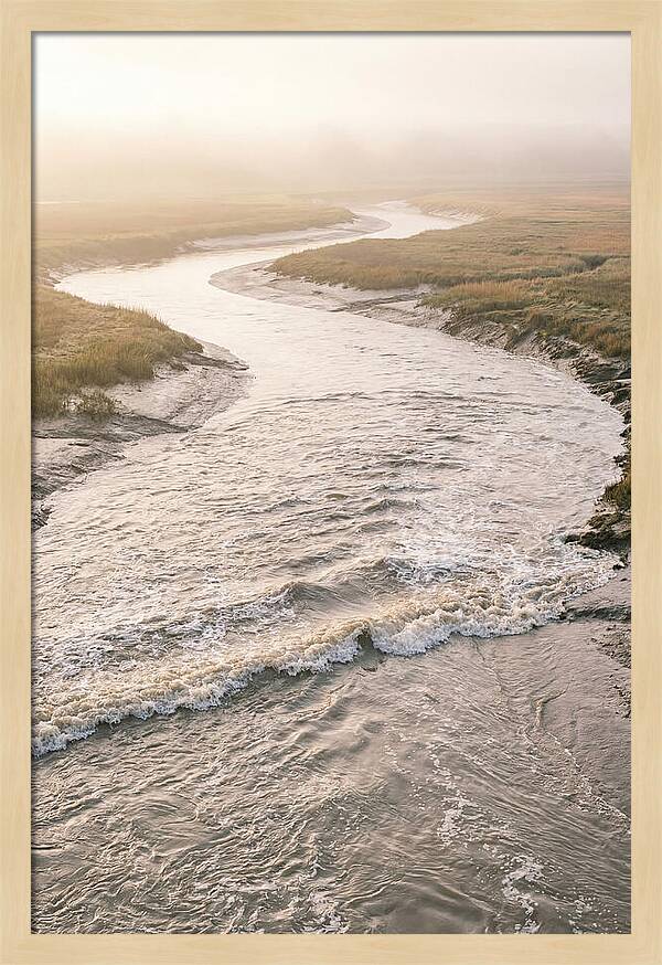 Tidal Bore Rushing Inland