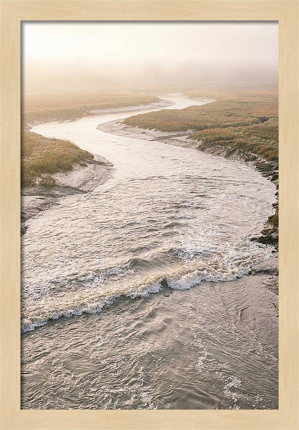 Tidal Bore Rushing Inland