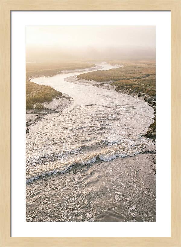 Tidal Bore Rushing Inland