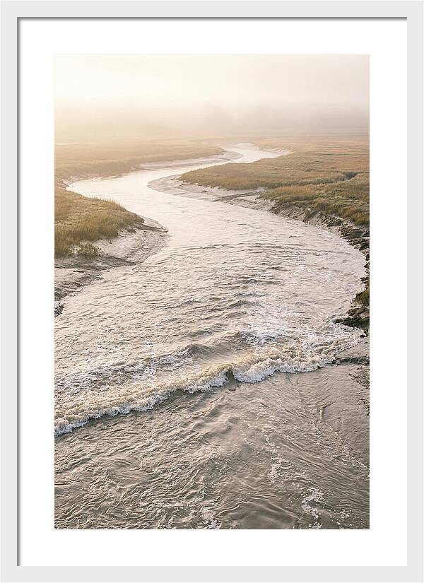 Tidal Bore Rushing Inland