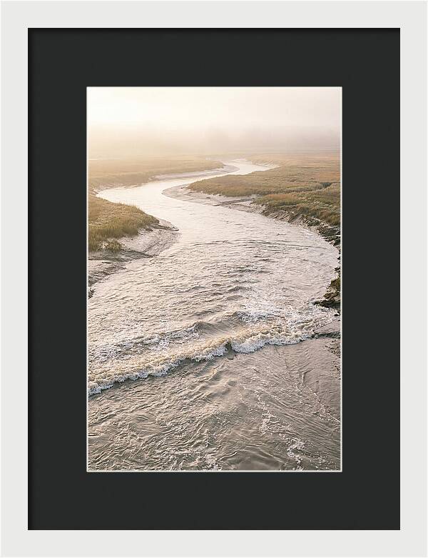 Tidal Bore Rushing Inland