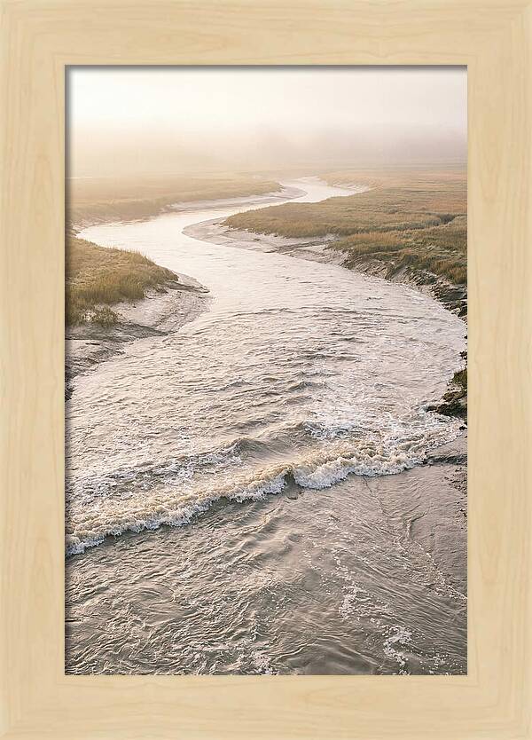 Tidal Bore Rushing Inland