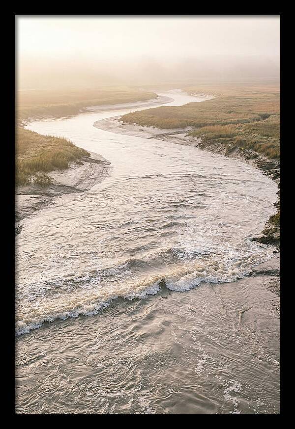 Tidal Bore Rushing Inland