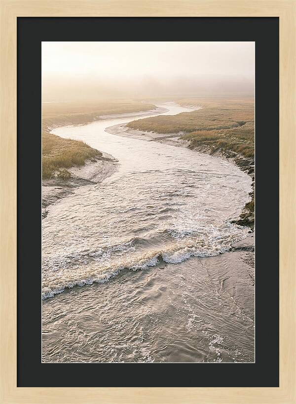 Tidal Bore Rushing Inland