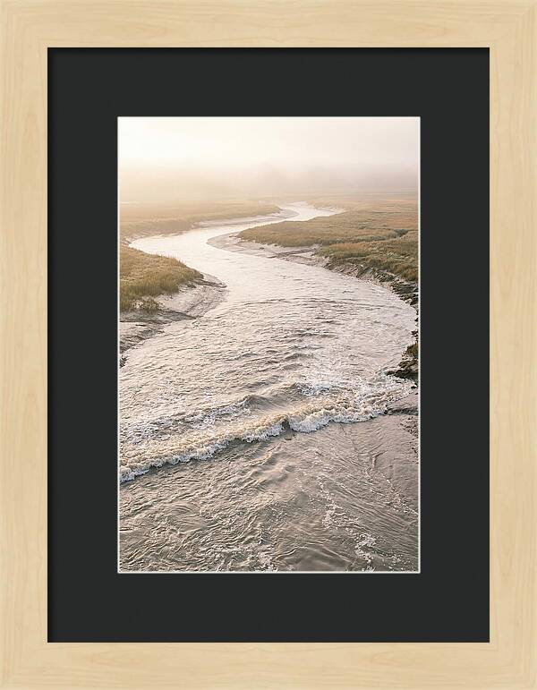Tidal Bore Rushing Inland