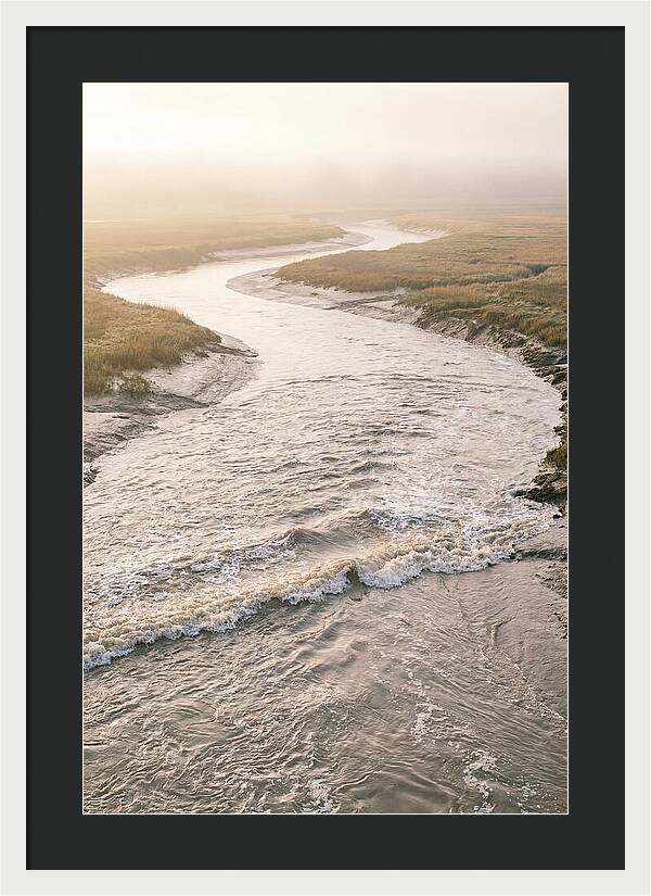 Tidal Bore Rushing Inland